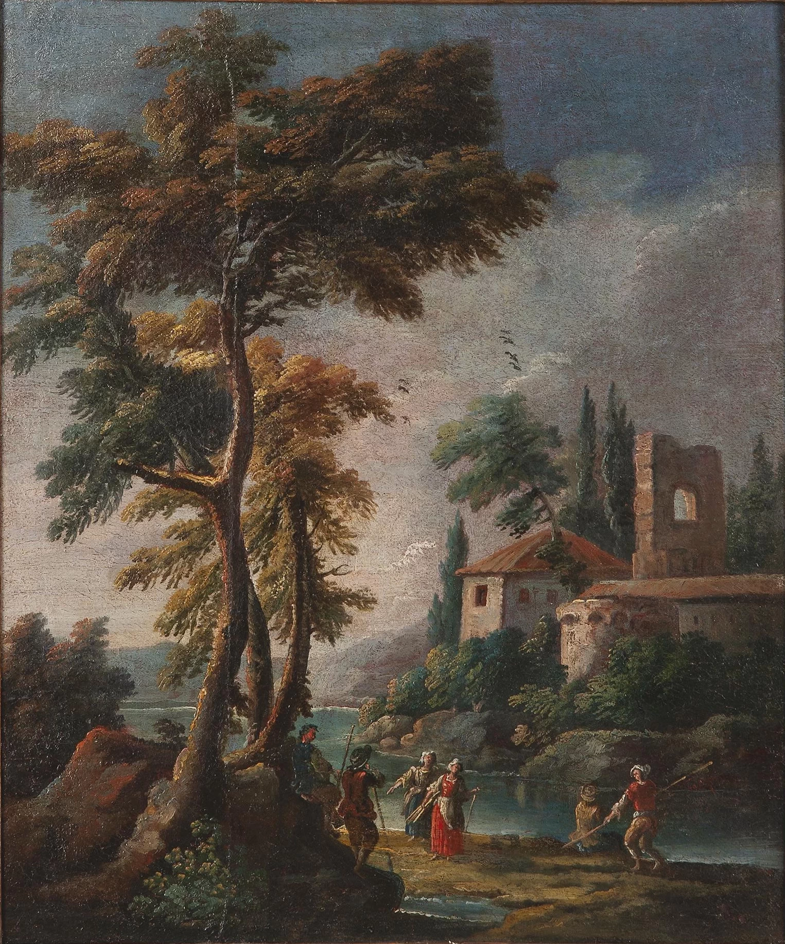 Paesaggio con figure